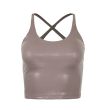 Load image into Gallery viewer, Mink Gloss Mirage Cropped tank