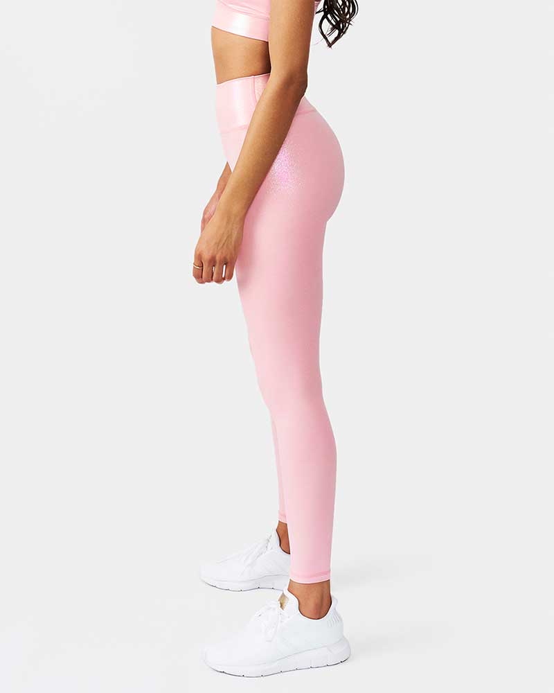 The Radiance Legging in Rose Quartz